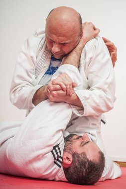 BJJ Brezilya jiu-jitsu eğitim geleneksel ki gösteride