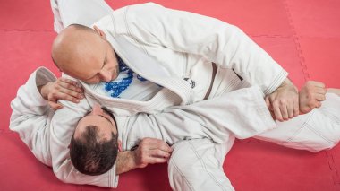 BJJ Brezilya jiu-jitsu eğitim geleneksel ki gösteride
