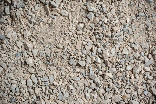砾石和卵石背景图案, 小而大的沙子 — 图库照片
