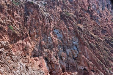 Güzel manzara, deniz ve kayalar 