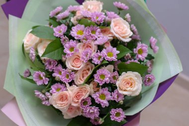 Güzel, parlak buket, kapat. 