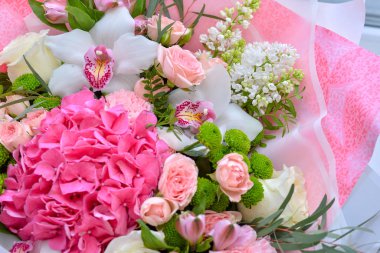 Güzel, parlak buket, kapat. 