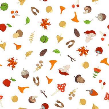 seamless orman sonbahar modeli.