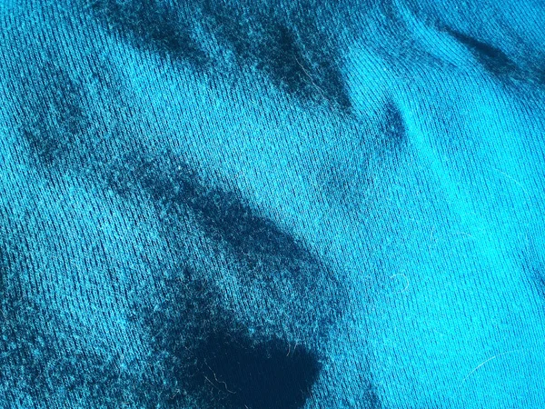 Textur av blått tyg — Stockfoto
