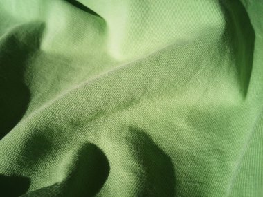 Yeşil kumaş dokusu