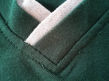 Yeşil kumaş dokusu