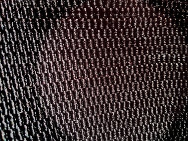 Doku siyah doğal kumaş