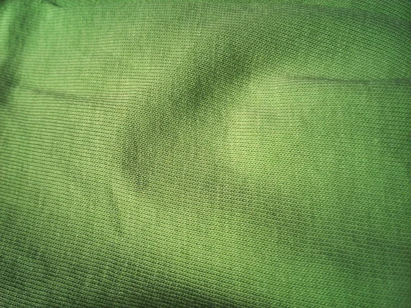 Текстура из зеленой ткани — стоковое фото