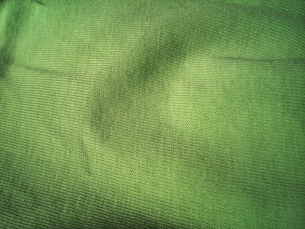 Texture of green fabric — Stock Photo, Image