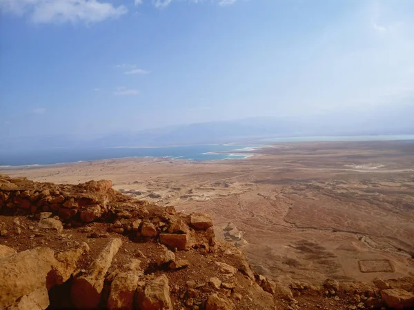 Ørken og Det Døde Hav i Israel - Stock-foto