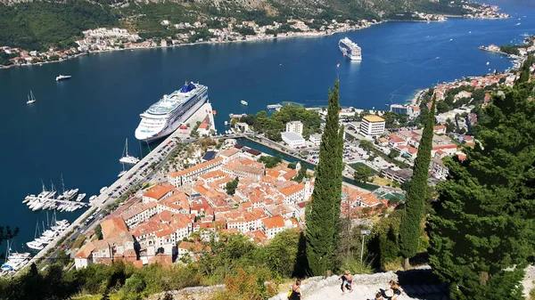 Mooie stadsgezicht van Kotor, Montenegro Stockfoto