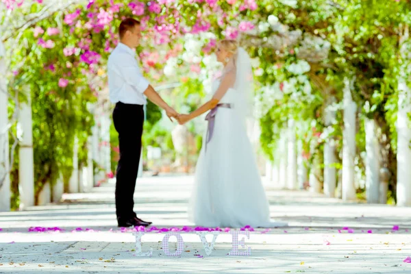Hochzeitsfotosession auf Zypern — Stockfoto