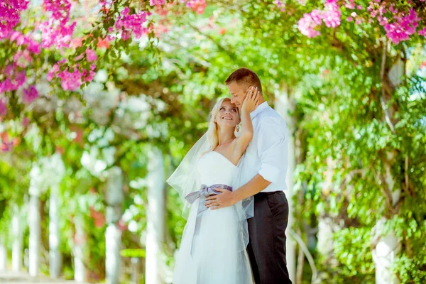 Hochzeitsfotosession auf Zypern Stockfoto