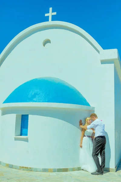 Hochzeits-Fotoshooting am Meer — Stockfoto
