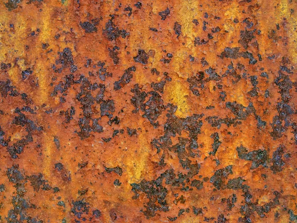 Red cracked rusty metal seamless pattern — Stock Photo, Image