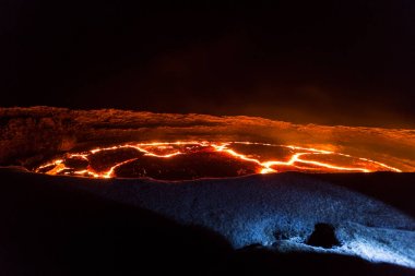 Patlama yanardağ Erta Ale, Etiyopya