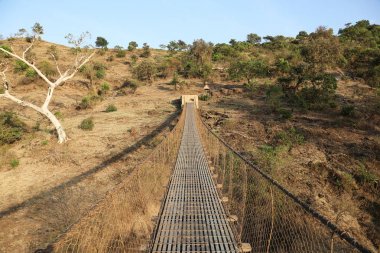 Etiyopya'da Swing Köprüsü