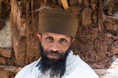 Etiyopya, Lalibela, Ocak 2015, Etiyopya Monk, yazı işleri