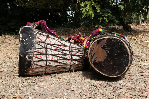 African drums in Ethiopia — Stock Photo, Image