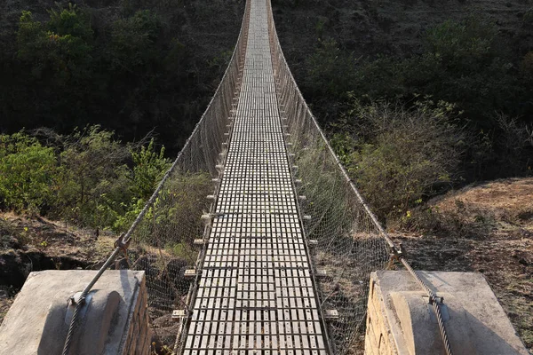 Ponte oscillante in Etiopia — Foto Stock