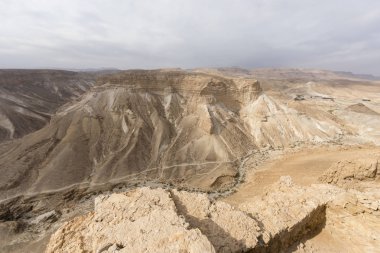 Masada İsrail üzerinden dead sea (İsrail görüntülemek)