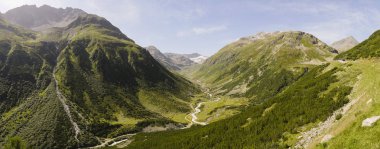 Dağ geçidi Fluela, Graubunden, İsviçre