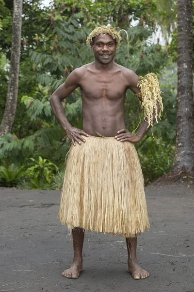 Yerli bir adam portresi Tanna, 12 Temmuz 2014, Vanuatu Cumhuriyeti — Stok fotoğraf
