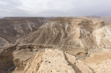 Masada İsrail üzerinden dead sea (İsrail görüntülemek)