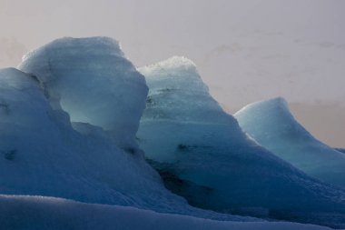 Buzdağı, buz oluşumu, buz Jokulsarlon üzerinden ayrıntılarını