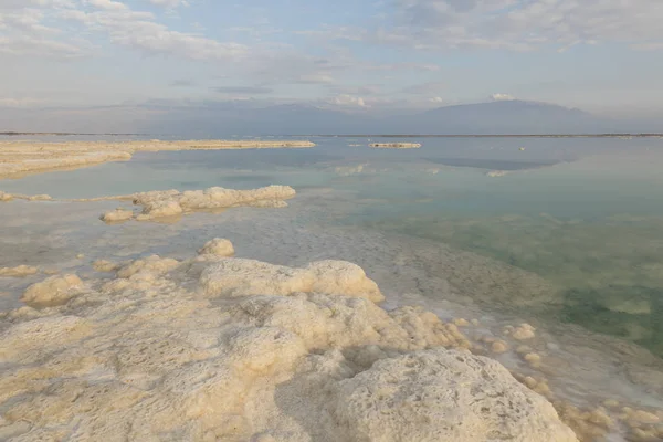 Vue du paysage de la côte de la mer Morte. Mer Morte, Israël . — Photo