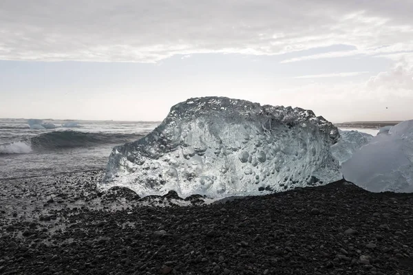 Icebergs-Ice, Ice formation, details of ice from the Jokulsarlon — Stock Photo, Image