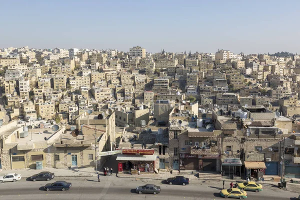 Amman, Jordánsko, 22. prosinec 2015, Panorama Ammánu — Stock fotografie