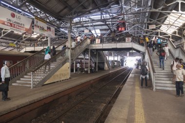 Sri Lanka, Colombo, 11th Şubat 2017, Colombo tren istasyonu