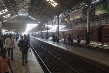 Sri Lanka, Colombo, 11th Şubat 2017, Colombo tren istasyonu