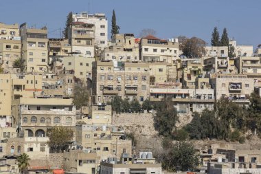 Amman Amman, Ürdün, 22 Aralık 2015, Cityscape