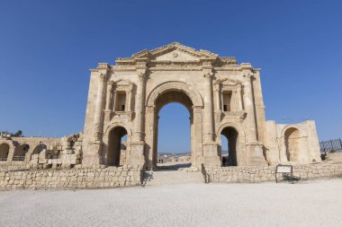 Hadrian's Arch Antik Roma şehir: Jerash, Jordan