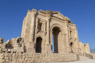 Hadrian's Arch Antik Roma şehir: Jerash, Jordan