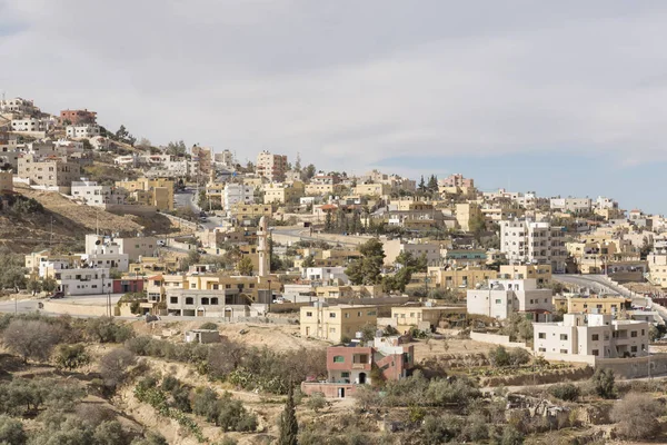 Ουάντι Μούσα, μικρή πόλη κοντά στην πέτρα, Ιορδανία — Φωτογραφία Αρχείου