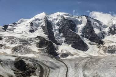 Mountain Range Diavolezza in the Swiss alps, Engadin, Graubunden, Switzerland clipart