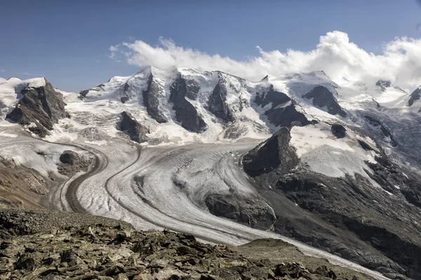 Οροσειρά Diavolezza για τις Ελβετικές Άλπεις, Engadin, Γκρίσονς — Φωτογραφία Αρχείου