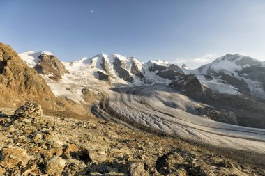 İsviçre Alpleri, Engadin, Graubunden dağ Diavolezza