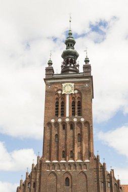 Gdansk, Polonya Danzig kule St. Catherine Kilisesi