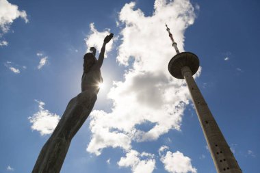 Vilnius, Litvanya TV kulesi. Litvanya, Vilnius şehrinin sembolü en yüksek yapısı.