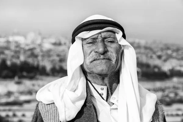 JERUSALEM, ISRAEL - Dezembro de 2016: Homem árabe — Fotografia de Stock