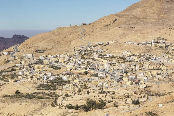 Ουάντι Μούσα, μικρή πόλη κοντά στην πέτρα, Ιορδανία — Φωτογραφία Αρχείου