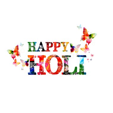 mutlu holi renkli arka plan