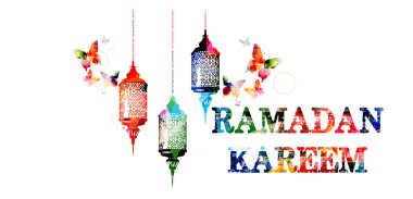 Renkli Ramazan Kareem şablonu