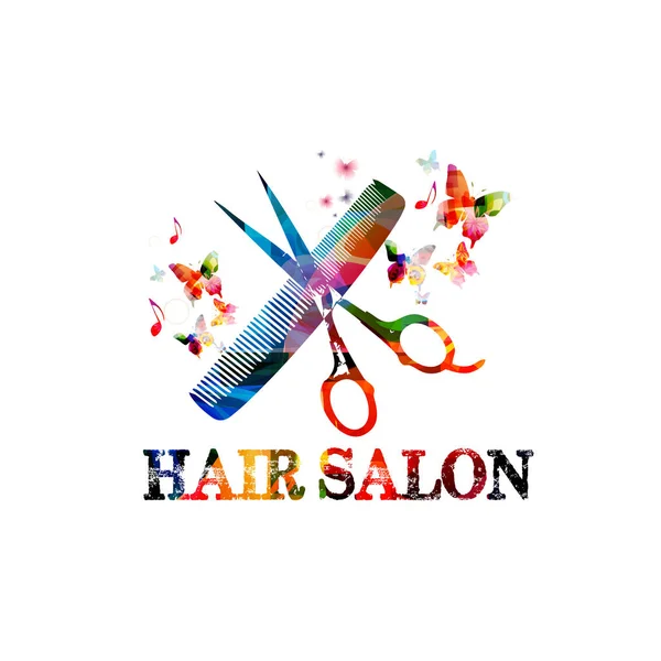 Renkli tarak ve makas