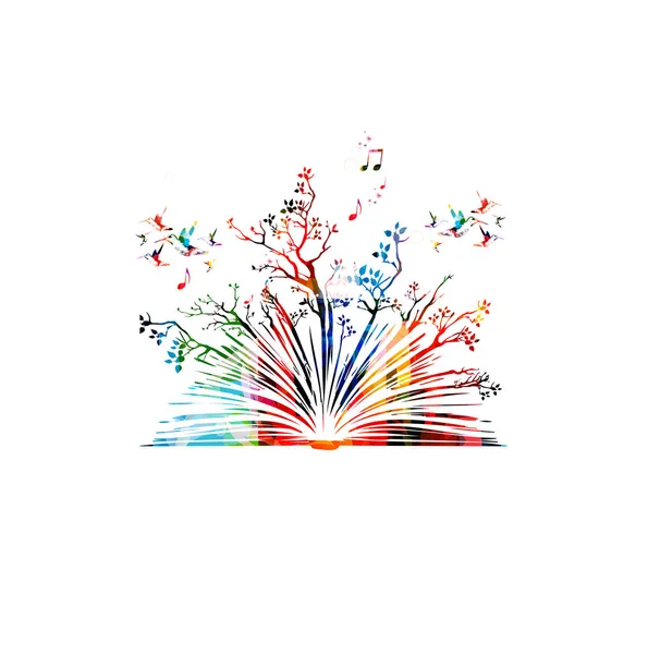 Sinek kuşu ile renkli kitap