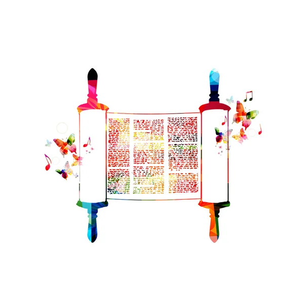 Renkli Tevrat kaydırma 